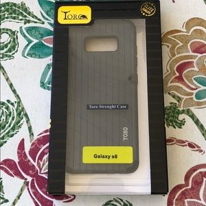 Galaxy S8 black strength phone case black